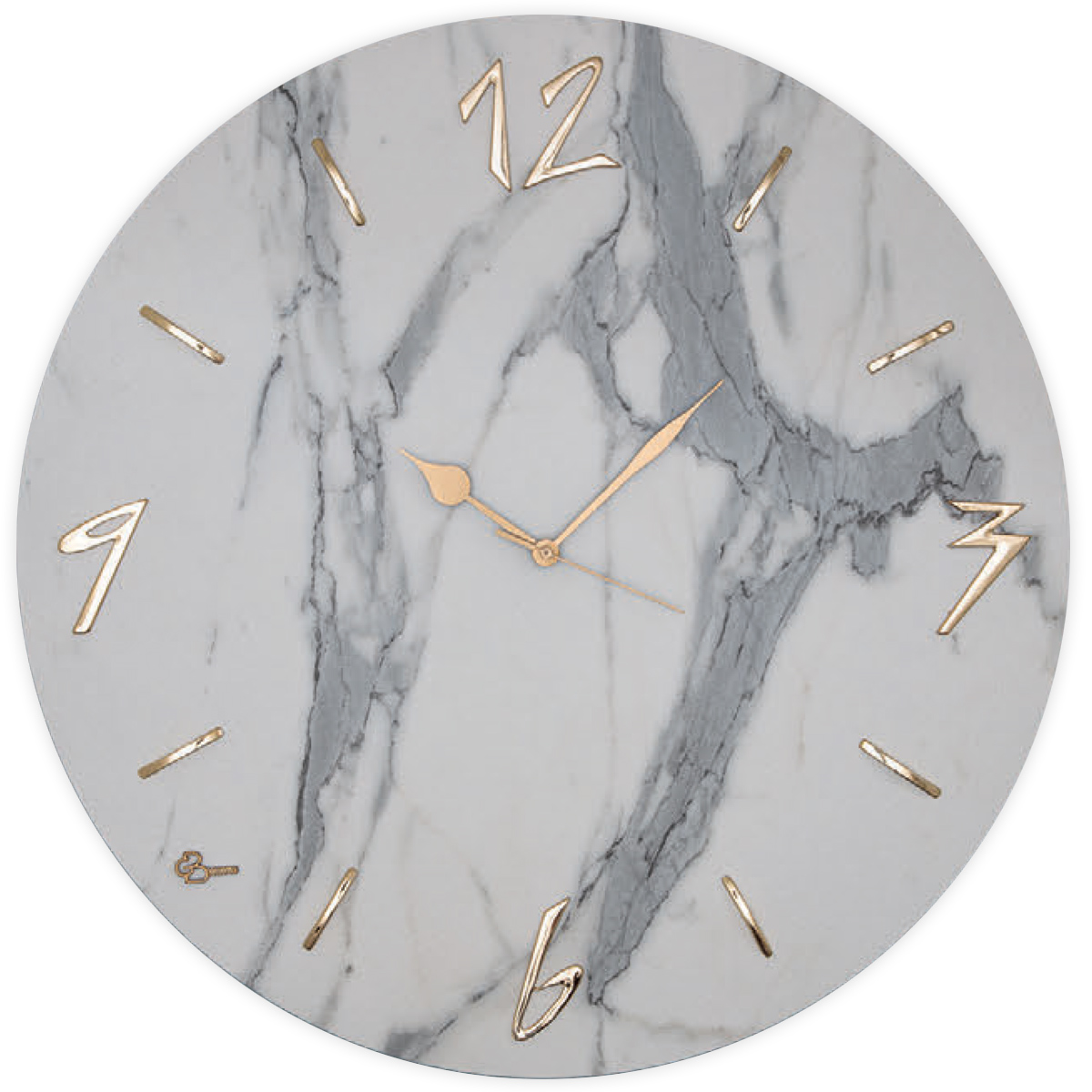 Orologio da parete effetto marmo, orologio di classe, imitazione marmo,  orologio tendenza, orologio moderno, orologio con numeri -  Italia